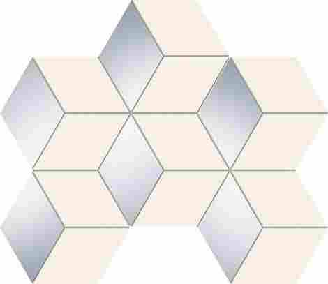 Мозаика Senza white hex