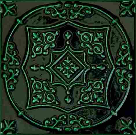 Декор Tinta green (микс из 7-ми рисунков) 14,8x14,8 фото 7