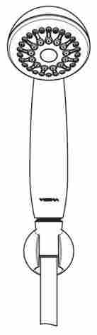 Vidima Uno смеситель для ванны с душем, однорычажный, с коротким изливом BA238AA фото 4