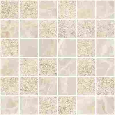 Мозаика Marble-Stone Кремовый Матовый-Лаппато Ректификат 5х5 фото 2
