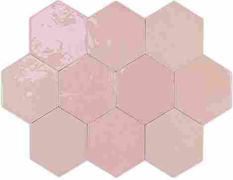 Плитка Zellige Hexa Pink 10,8x12,4