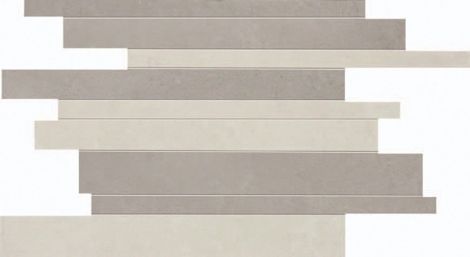 Декор Docks Mosaico Brick White Silver 30x40