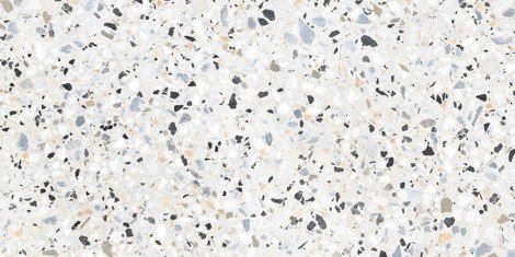 Керамогранит Terrazzo светло-серая Лаппатированная 57x114 фото 1