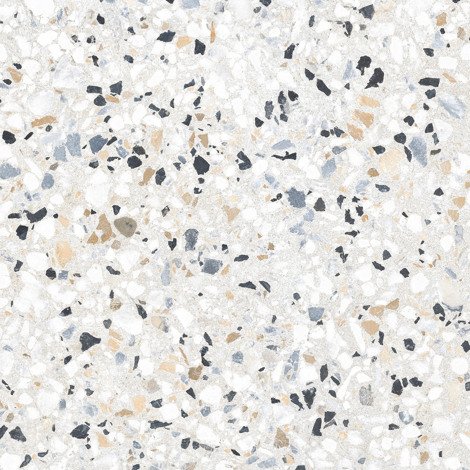Керамогранит Terrazzo светло-серая Лаппатированная 60x60