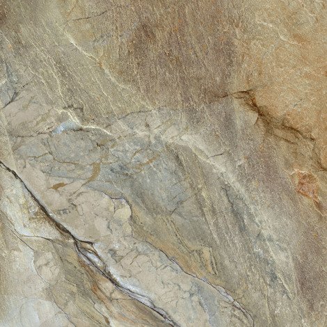 Керамогранит Vulcano серо-желтая Лаппатированная 57x57