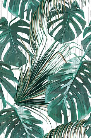 Панно Paradise S/3 (из 3-х плиток) 50x75