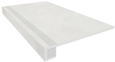 Ступень Marmulla MA01 Комплект ( с бортиком и подступенок 14,5x120) Неполированный 33x120