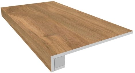 Ступень Selection SI 02 Комплект ( с бортиком и подступенок) Неполированный 33x120