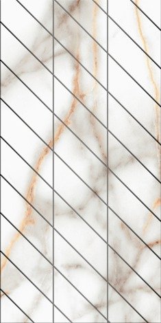 Декор Supreme SM 03 Фальшмозаика Corner Левый Неполированный 30x60