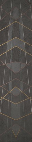 Декор Equinox Anthracite Diamond Dec 59,55x260