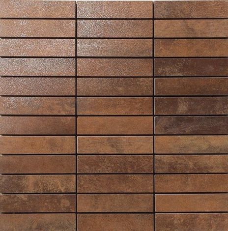 Мозаика Metal Copper Lappato Mosaico 2,5х10