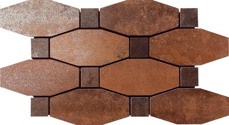Мозаика Metal Copper Lappato Mosaico Blend
