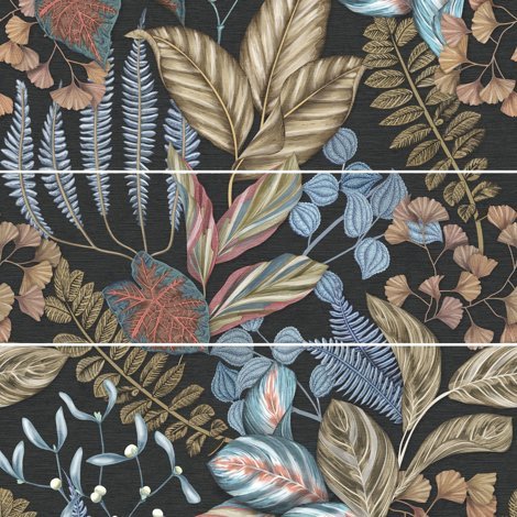 Панно Decor Set (3) Def Biba Graphite 120x120