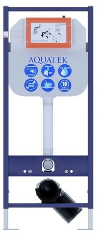 Aquatek Standart 45 Инсталляция для унитаза с бачком фото 1