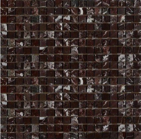 Мозаика Marble Mosaic Rosso Levanto 1,5х1,5