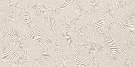 Плитка 3D Wall Carve Leaf Ivory 40x80