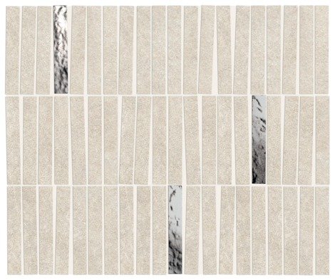 Мозаика Boost Mineral White Domino Lux