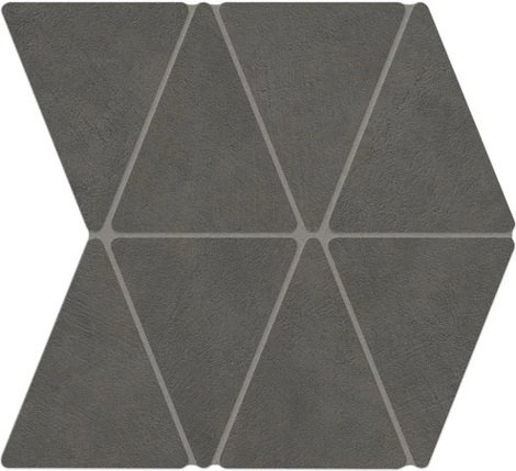 Мозаика Boost Natural Coal Mosaico Rhombus Matt