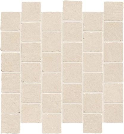 Мозаика Boost Natural Kaolin Mosaico Tumbled Matt