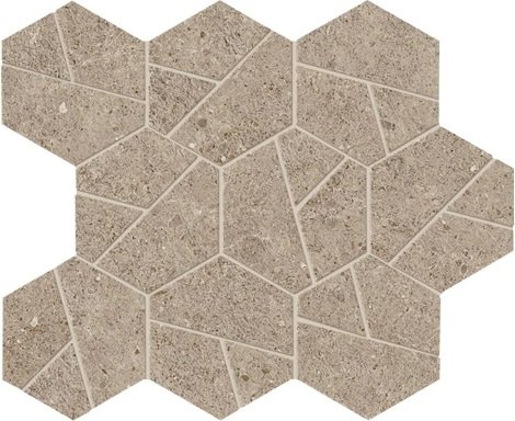 Мозаика Boost Stone Clay Mosaico Hex