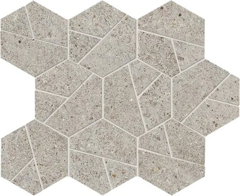 Мозаика Boost Stone Pearl Mosaico Hex