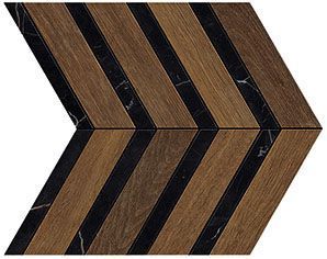 Мозаика Heartwood Brandy Marble Chevron