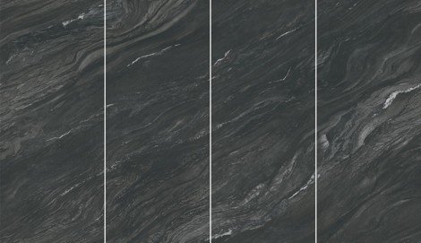 Керамогранит Marvel Diva Black Tempest Kit endless Silk 120x278