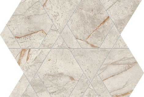 Мозаика Marvel Diva White Everest Mosaico Triangle Lappato