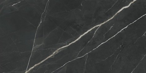 Керамогранит Marvel Gala Calacatta Black lapp rect 60x120
