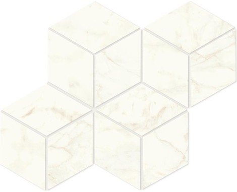 Мозаика Marvel Shine Calacatta Delicato Mosaico Esagono Matt