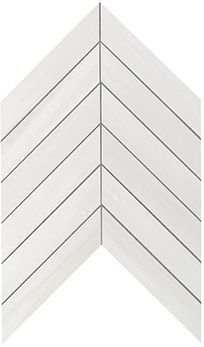 Декор Marvel Stone Bianco Dolomite Chevron Wall 25x30,5