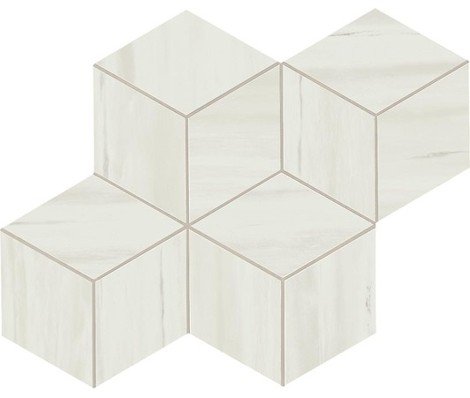 Мозаика Marvel Stone Bianco Dolomite Mosaico Esagono Lapp