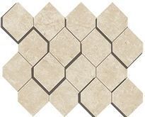 Мозаика Marvel Stone Cream Prestige Mosaico Esagono 3D