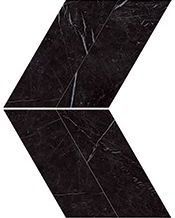 Декор Marvel Stone Nero Marquina Chevron Lappato 22,5x22,9