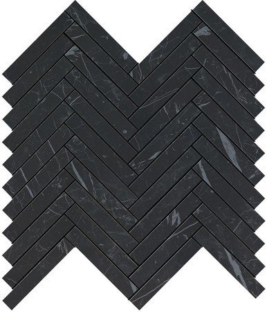 Декор Marvel Stone Nero Marquina Herringbone Wall 30x30,5