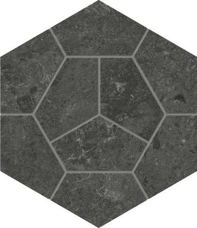 Мозаика Nyra Charcoal Mosaico Favus