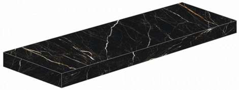 Ступень Allure Imperial Black угловая левая Matt 33x120