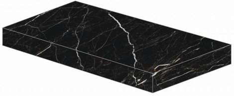 Ступень Allure Imperial Black угловая правая Matt 33x60