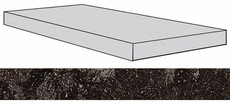 Ступень Drift Dark угловая левая 33x120