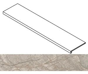 Ступень Empire Silver Root фронтальная 33x80