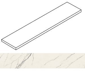 Ступень Forte dei Marmi Lilac Cerato угловая левая 33x120