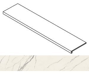 Ступень Forte dei Marmi Lilac Matt фронтальная 33x80