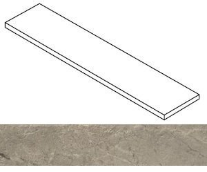 Ступень Forte dei Marmi Mystic Grey Matt угловая правая 33x160