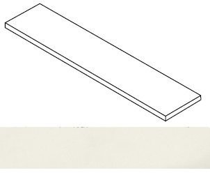Ступень Forte dei Marmi Panda White Cerato угловая правая 33x120