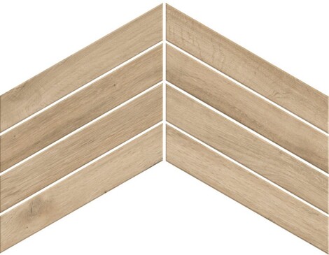 Декор Fusion Oak Natural Chevron 7,5x45