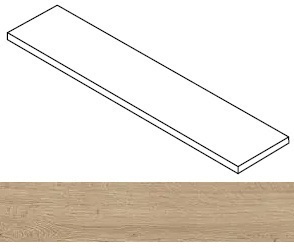 Ступень Fusion Oak Natural угловая правая 33x120