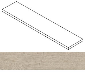 Ступень Fusion Oak Pure угловая правая 33x120