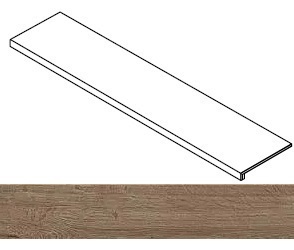 Ступень Fusion Oak Rustic фронтальная 33x120