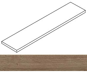 Ступень Fusion Oak Rustic угловая левая 33x120