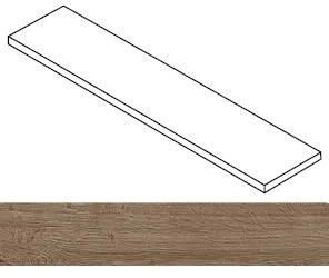 Ступень Fusion Oak Rustic угловая правая 33x120